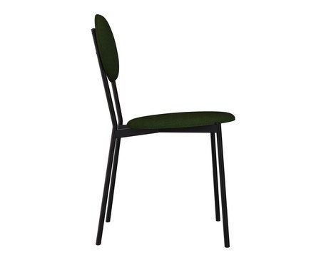 Cadeira Vintage Elipse Verde Musgo City | Westwing