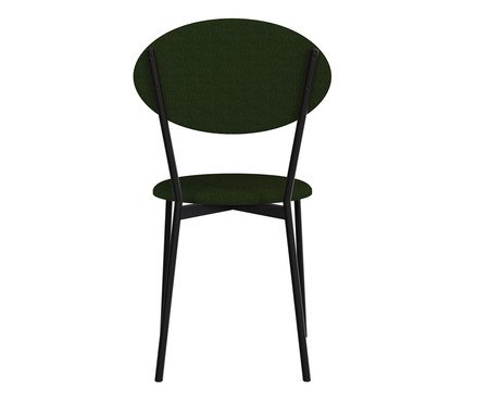 Cadeira Vintage Elipse Verde Musgo City | Westwing