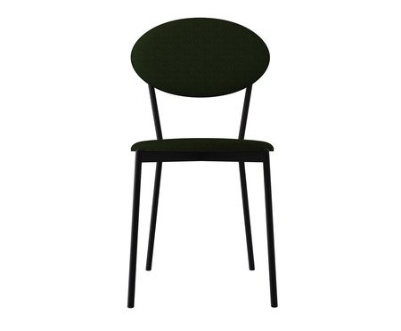 Cadeira Vintage Elipse Verde Musgo City | Westwing