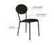 Cadeira Vintage Elipse Verde Musgo City, green | WestwingNow