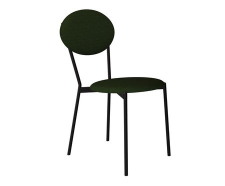 Cadeira Vintage Elipse Verde Musgo City | Westwing