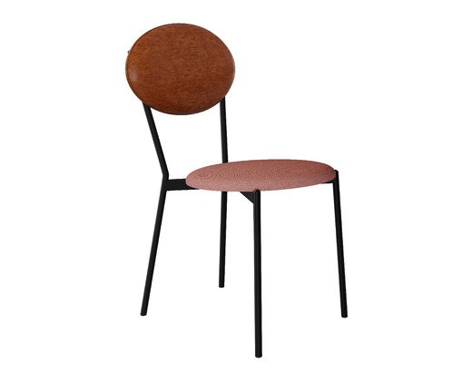 Cadeira Vintage Elipse Tulipa Rosê City Caramelo, Rose | WestwingNow