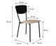 Cadeira Vintage Retrô Areia Light City Preto, black | WestwingNow