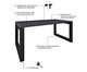Mesa de Jantar Bronx Preta, black | WestwingNow