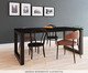 Mesa de Jantar Bronx Preta, black | WestwingNow