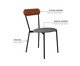 Cadeira Vintage Coz Névoa Prata City Caramelo, brown | WestwingNow