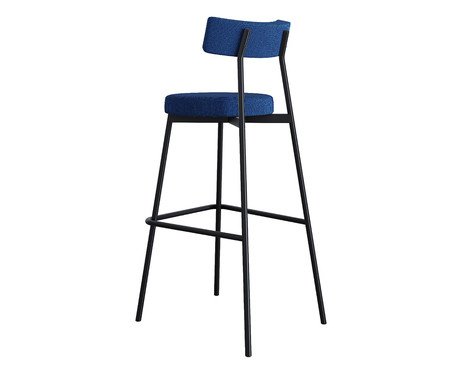 Banqueta Alta Stout Azul Jeans City | Westwing