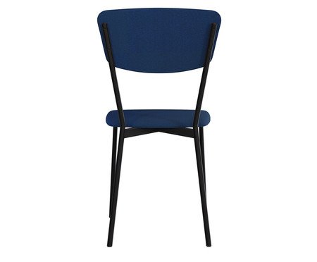 Cadeira Vintage Retrô Azul Jeans City | Westwing
