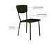 Cadeira Vintage Retrô Verde Musgo City, green | WestwingNow