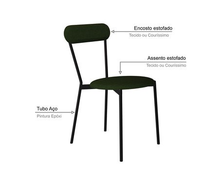 Cadeira Vintage Coz Verde Musgo City | Westwing