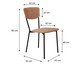 Cadeira Vintage Retrô Veludo Nude, brown | WestwingNow