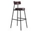 Banqueta Alta Stout Courino Café, brown | WestwingNow
