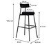 Banqueta Alta Stout Boucle Cinza Grafite, grey | WestwingNow