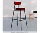 Banqueta Alta Stout Vermelho Vinho City, red | WestwingNow