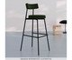 Banqueta Alta Stout Boucle Verde Alga, green | WestwingNow