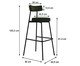 Banqueta Alta Stout Boucle Verde Alga, green | WestwingNow