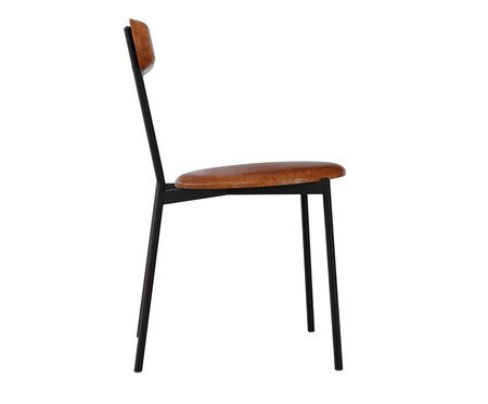 Cadeira Vintage Coz Courino Caramelo | Westwing