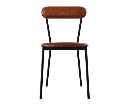 Cadeira Vintage Coz Courino Caramelo | Westwing