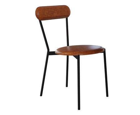 Cadeira Vintage Coz Courino Caramelo | Westwing