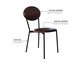 Cadeira Vintage Elipse Courino Café, brown | WestwingNow