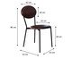 Cadeira Vintage Elipse Courino Café, brown | WestwingNow