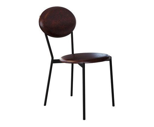 Cadeira Vintage Elipse Courino Café, brown | WestwingNow