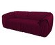 Sofá Drapê 3 Lugares Veludo Bordô, multicolor | WestwingNow