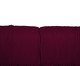 Sofá Drapê 3 Lugares Veludo Bordô, multicolor | WestwingNow