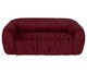 Sofá Drapê 3 Lugares Veludo Bordô, multicolor | WestwingNow