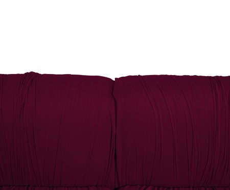 Sofá Drapê em Veludo Bordô | Westwing