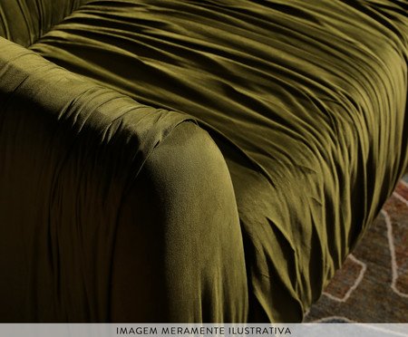 Sofá Drapê em Veludo Bordô | Westwing