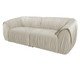 Sofá Drapê  Veludo Creme, multicolor | WestwingNow