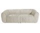 Sofá Drapê  Veludo Creme, multicolor | WestwingNow