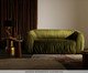 Sofá Drapê 3 Lugares Veludo Verde Oliva, multicolor | WestwingNow