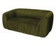 Sofá Drapê  Veludo Verde Oliva, multicolor | WestwingNow