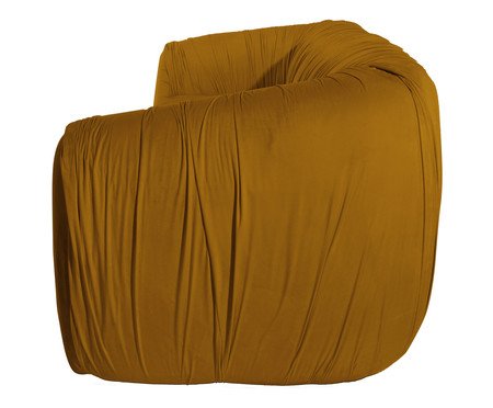 Sofá Drapê 3 Lugares Veludo Terracota | Westwing