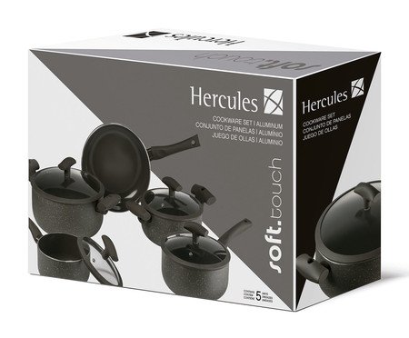 Jogo de Panela Hercules Marrom | Westwing