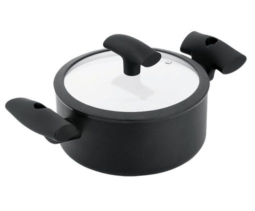 Caçarola com Tampa Preta, black | WestwingNow