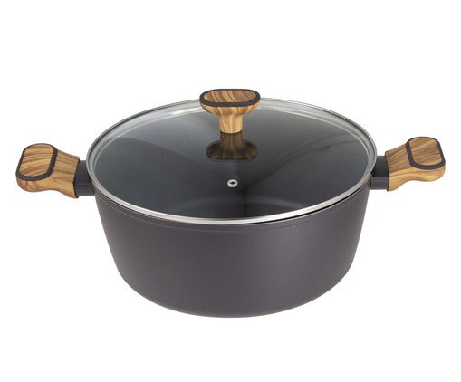 Caçarola em Alumínio Rina Preta - 28 cm, black | WestwingNow