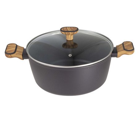 Caçarola em Alumínio Rina Preta - 28 cm | Westwing