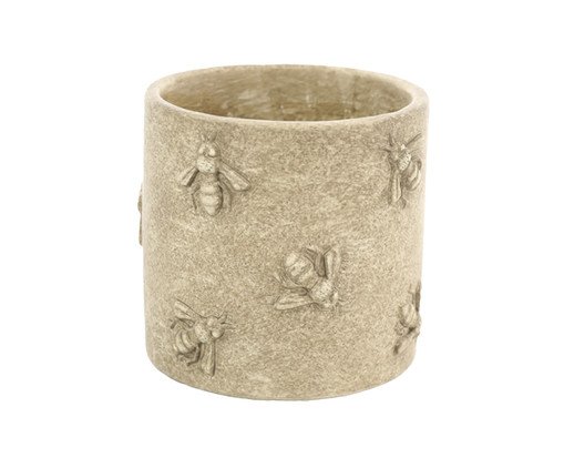 Cachepot Bees Marrom Pequeno, brown | WestwingNow