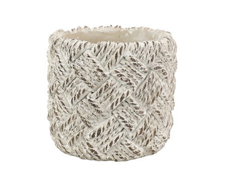 Cachepot Cordês Bege Médio | Westwing