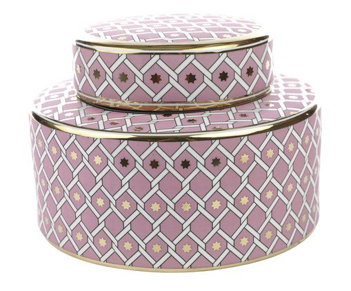 Potiche Decorativo Redondo Holly I, pink | WestwingNow