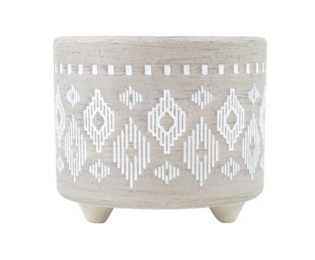 Cachepot Winny Cinza Pequeno | Westwing