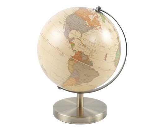 Decorativo Globo Terrestre Atlantis Pequeno, multicolor | WestwingNow