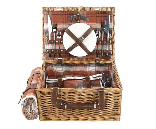 Jogo de Piquinique Woody, Natural | WestwingNow