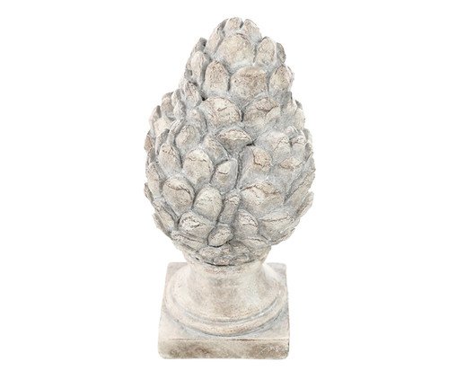 Adorno Decorativo Pinha Pequeno, Off White | WestwingNow