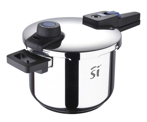 Panela de Pressão em Aço Inox Sí - 6 L, silver or metallic | WestwingNow