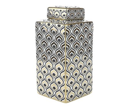 Potiche Decorativo Quadrado Delilah Ii | Westwing