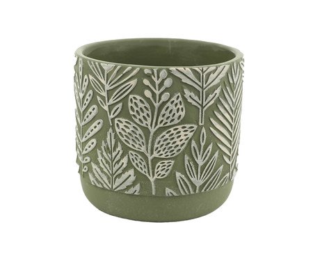 Cachepot Foliage Verde Médio | Westwing